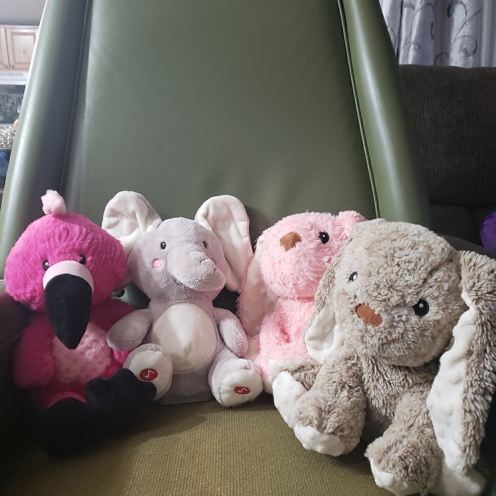 Spark Create Imagine Lot of 4 Plush Stuff Animals